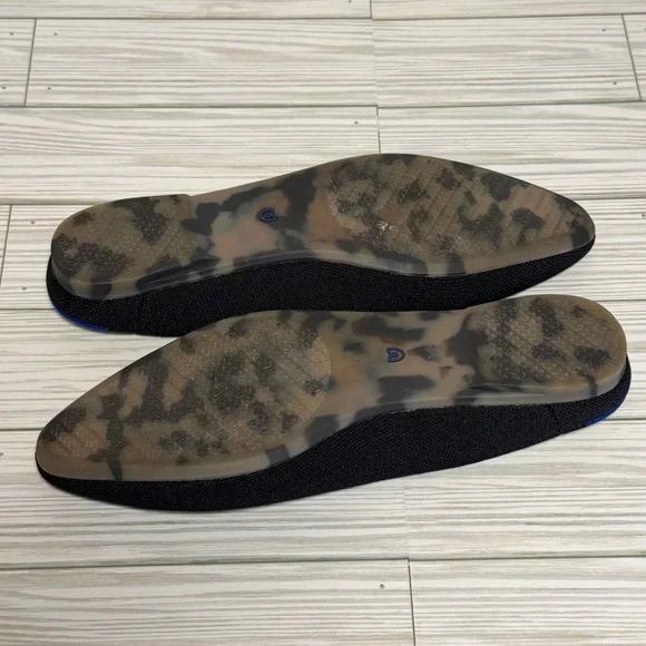 Rothy’s Almond Demi Mule Black Knit Women’s Size 9.5 - Picture 7 of 10